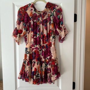 Misa Los Angeles floral mini dress